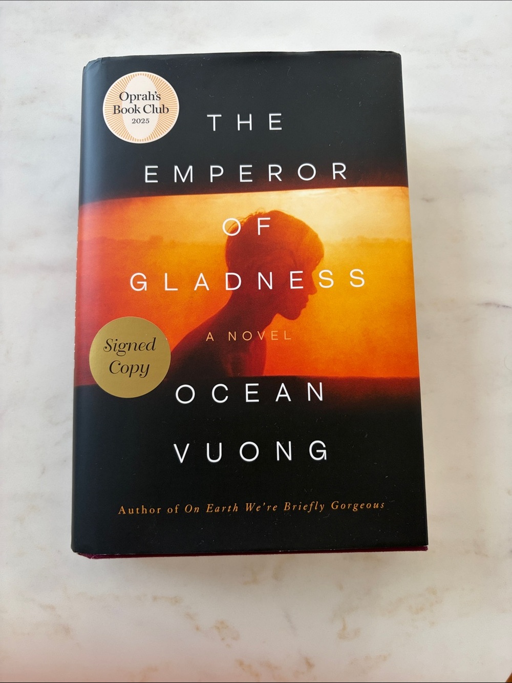 SIGNED Ocean Vuong The Emperor of Gladness Hardcover Oprah Book Club 2025